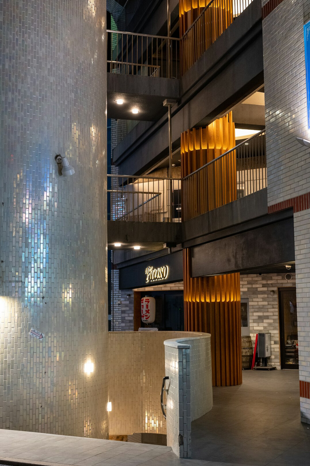 Studio reception area with equipment cases